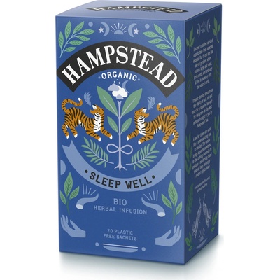 Hampstead Tea London BIO Bylinný čaj na dobrú noc 20 vrecúšok