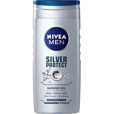 Nivea Men Silver Protect sprchový gél 12 x 500 ml