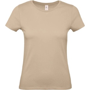 B&C Collection B&c e150 / Дамска тениска с обло деколте - пясъчен цвят xl (01002t12004)