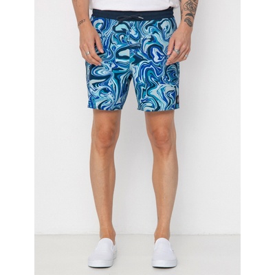Volcom Lido Print Trunk 16 navy