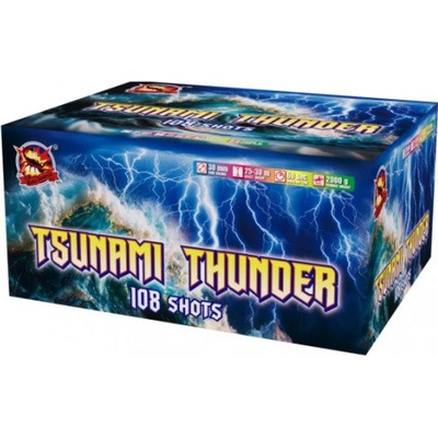 Srpyro Ohňostroj 108 ran TSUNAMI THUNDER 108 ran ná sada pro vlastní odpálení CLE4592