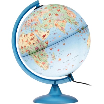 Nova Rico Светещ глобус Nova Rico - Сафари, 25 cm (1DASCNNR300139S25D)