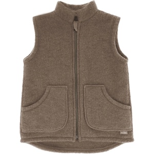 maximo Детски вълнен елек maximo Kid's Jersey Fleece Weste Casual vest - Brown Melange - размер 110/116 (EU) (703-7990-0113)