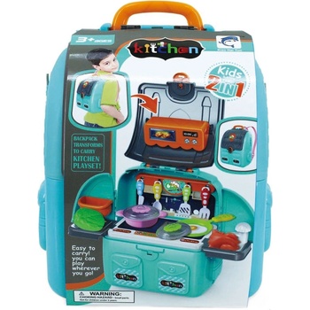 Xiao Hai Tun Игрален комплект 2 в 1 Xiao Hai Tun - Кухня в раница (2110U048)