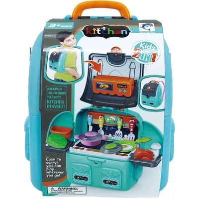 Xiao Hai Tun Игрален комплект 2 в 1 Xiao Hai Tun - Кухня в раница (2110U048)