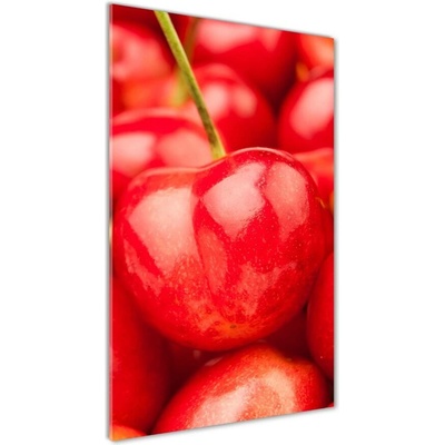 Vertikálny foto obraz sklenený Višne 50x100 cm