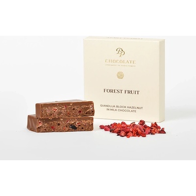 DP chocolate Gianduja Block Hazelnut Forest Fruit 30 g
