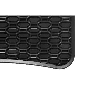 Гумени стелки Geyer & Hosaja съвместими с Skoda Karoq след 2017 година, 4 части, черни (893/4C)