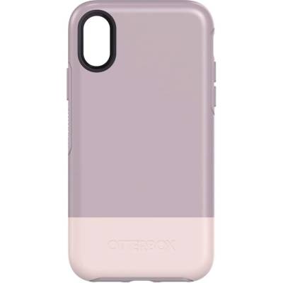 OtterBox Symmetry Series Case - хибриден кейс с висока защита за iPhone XS, iPhone X (розов)
