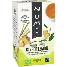 Numi Bio zelený čaj s bylinkami bez kofeinu Ginger Lemon 18 sáčků