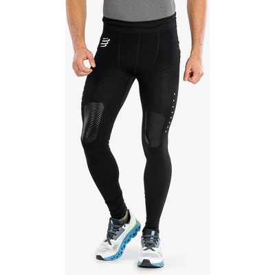 Compressport Winter Trail Under Control Full Tights Černá