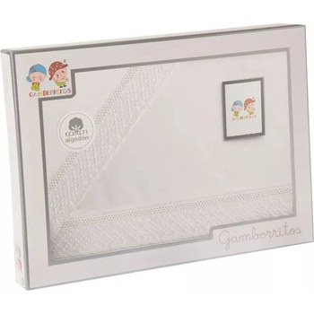 Gamberritos Бебешки спален комплект от 3 части Gamberritos - Точки, 60 х 120 cm (10621)
