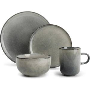 Salt&Pepper Глинен комплект за хранене 16 бр. за 4 души Meridian - Salt&Pepper (850616)
