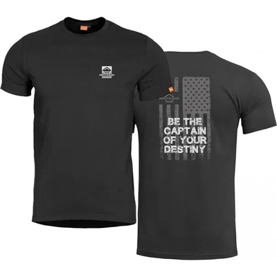 Pentagon American Flag Тениска, черна (K09012-AF-01)