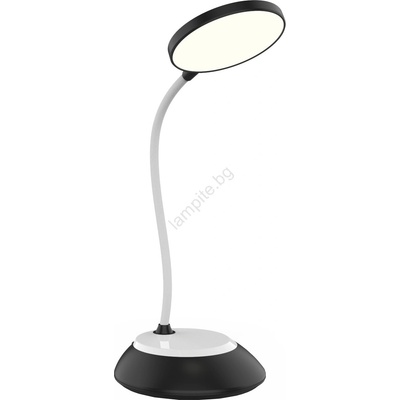 Kobi Led Димируема акумулаторна настолна лампа visua led/5w/5v 3000-5000k черен (kb0395)