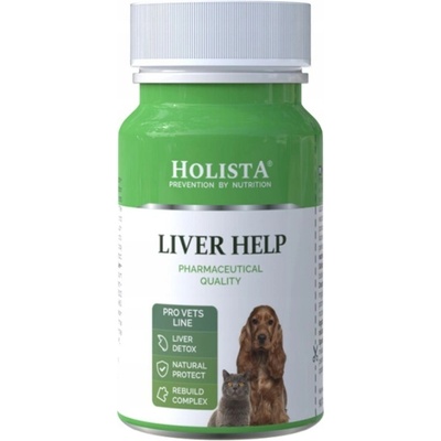 Holista Liver help doplňky stravy pro psy a kočky 90 tablet