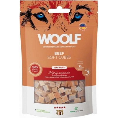WOOLF Snack WOOLF Cubes poch. Soft Beef 100 g