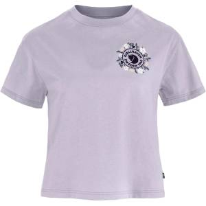 Fjällräven Дамска тениска Fjällräven Women's Fjällblomster Logo T-Shirt - Lavender Mist (916-6338-0212)