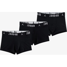 Jordan Mens Flight Cotton 3Pack Trunk Black