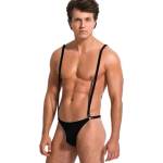 Sunspice Мъжки прашки с тиранти "kasper black