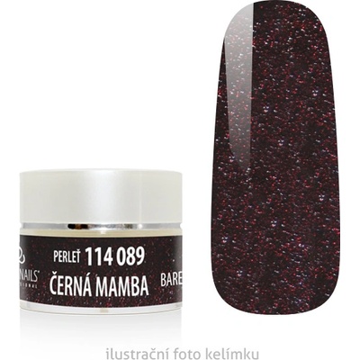 Expa nails expanails uv led gel barevný černá mamba 5 g