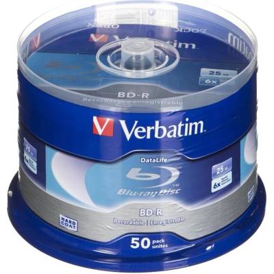 Verbatim BD-R 25GB 6x,spindle, 50ks (43838) – Zboží Živě