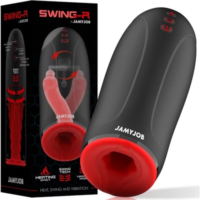 Мастурбатор, вибриращ, затоплящ и люлеещ - Jamyjob Swing-R (D-236663)