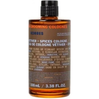 KORRES Одеколон за брада, After Shave Lotion Korres, Athenian Grooming Vetiver & Spices Eau de Cologne, 100ml