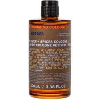 KORRES Одеколон за брада, After Shave Lotion Korres, Athenian Grooming Vetiver & Spices Eau de Cologne, 100ml