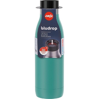 Emsa Bludrop Color Láhev na pití nerezová ocel zelená 500 ml