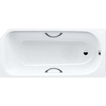 KALDEWEI Advantage - Правоъгълна вана Saniform V2 Star 332, 160x70 см, с отвори за дръжки, противоплъзгащо покритие, Perl-Effekt, бяла 134130003001 (134130003001)
