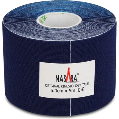 Nasara Kineziologický tejp tmavo modrá 5 cm x 5 m
