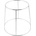 Salvinelli Поставка за чинии Salvinelli INOX, 28 x 21 x 25 cm (ALZATA2825)