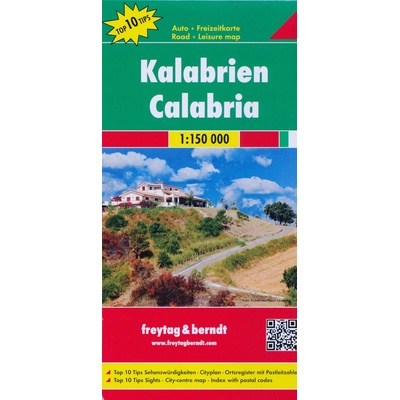 mapa Kalábrie 1:150 t.