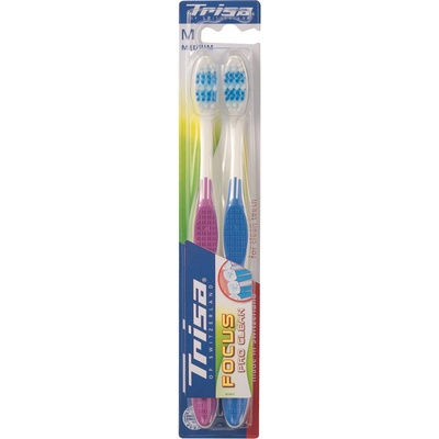 Trisa Четки за зъби Focus, medium, 2 броя