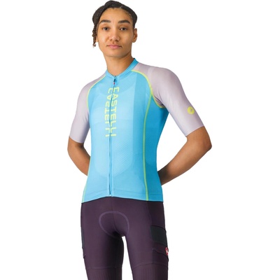 Castelli Unlimited 2 W jersey Neon cobalt/ Purple mist