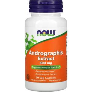 NOW Andrographis Paniculata Extract 400 mg [90 капсули]