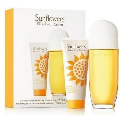 Elizabeth Arden Sunflowers - Комплект за жени - Eau de Toilette 100 мл + Лосион за тяло 100 мл