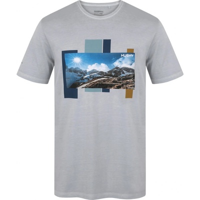 Husky tričko Tee Skyline Light grey