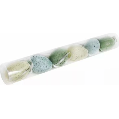 Lepaso Vajíčka pvc 6ks/6cm zelená mix