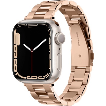 Image 1 of Spigen Стомамена верижка за Apple Watch 4/5/6/7/8/SE (38/40/41 mm) от Spigen Modern Fit Band - Rose Gold (8809640253560)