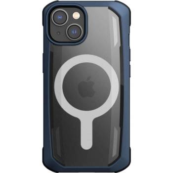 Raptic Кейс Raptic X-Doria Secure Case за iPhone 14 with MagSafe, брониран гръб, син