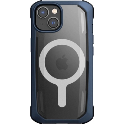 Raptic Кейс Raptic X-Doria Secure Case за iPhone 14 with MagSafe, брониран гръб, син
