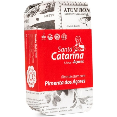 Santa Catarina Filety tuniaka s červenou azorskou paprikou v olivovom oleji 120g