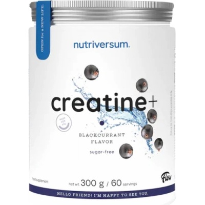 Nutriversum Creatine+ Sugar Free [300 грама] Касис