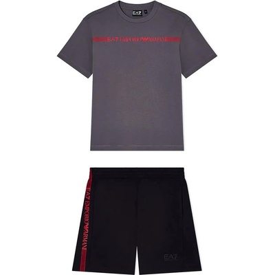 Ea7 emporio armani 7B000267_AF12874 short sleeve set - Black / Grey (Smoked Pearl / Black)