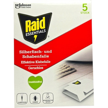 Raid капан за хлебарки и сребърни рибки, 5 броя