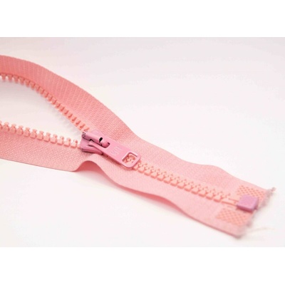 Deliteľný kostený zips - dĺžka (30 - 95 cm) - rôzne farby 85 cm Svetlo smotanový