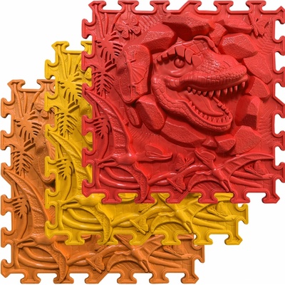 OrtoNature Masážní ortopedické podložky T-Rex Dino měkké Barva: žlutá