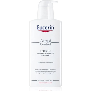 Eucerin AtopiControl тоалетно мляко за тяло за суха и сърбяща кожа 400ml